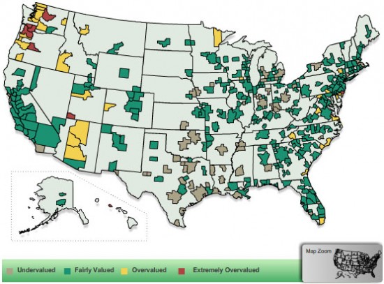 “The housing market is slightly undervalued” (except in Seattle)
