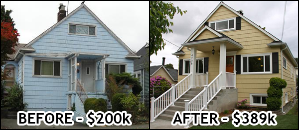4706 S Orcas St: Before & After