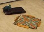 Scrabble-Playing Dinosaur