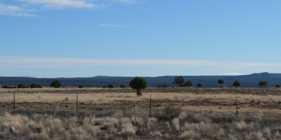 Lots of empty land in Arizona