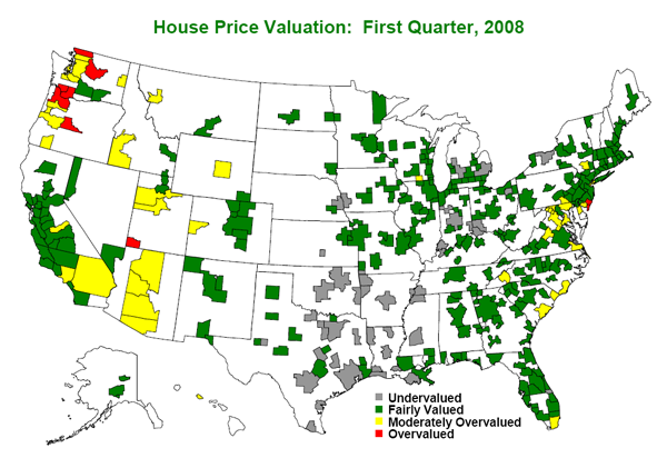 Global Insight: Home Valuations 2008 Q1