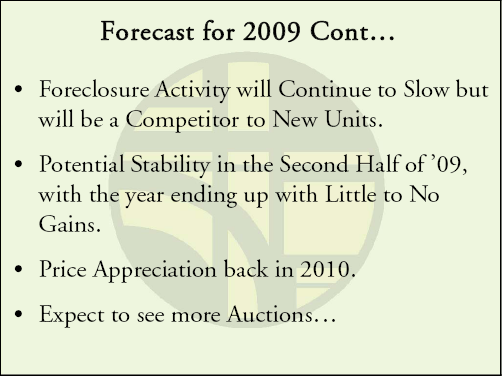 Gardner 2009 Forecast