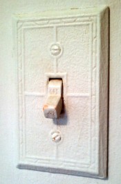 painted light switch